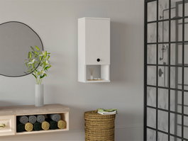 Hanah Home Armario de baño escandinavo Blanco